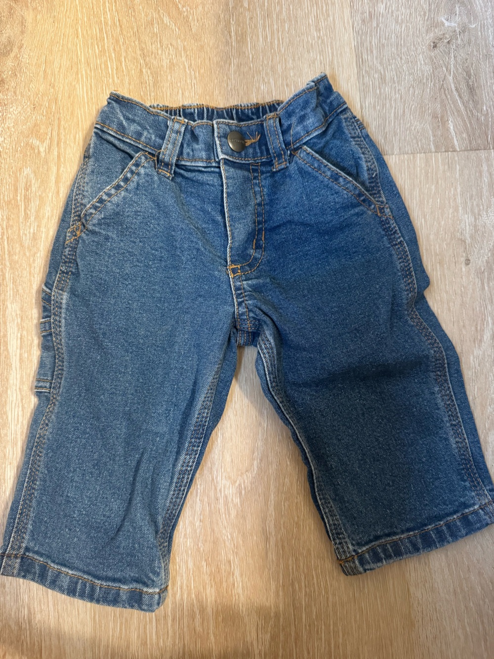 Carhartt infant Boys Cargo Dark Blue Straight Leg Jeans